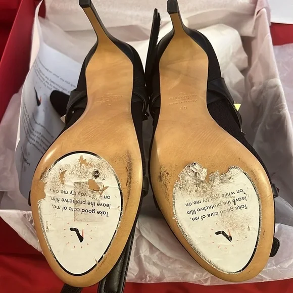 VALENTINO GARAVANI Rockstud Leather-trimmed Stretch-knit Sock Boots In Black